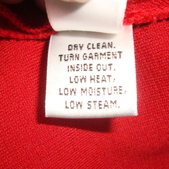 ST. JOHN Red Wool Blend V-Neck Poncho Cocoon Zip-Up Cardigan Sweater - Picture 8 of 10